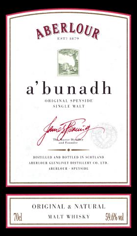 Aberlour a'bunadh batch 1 59.6%